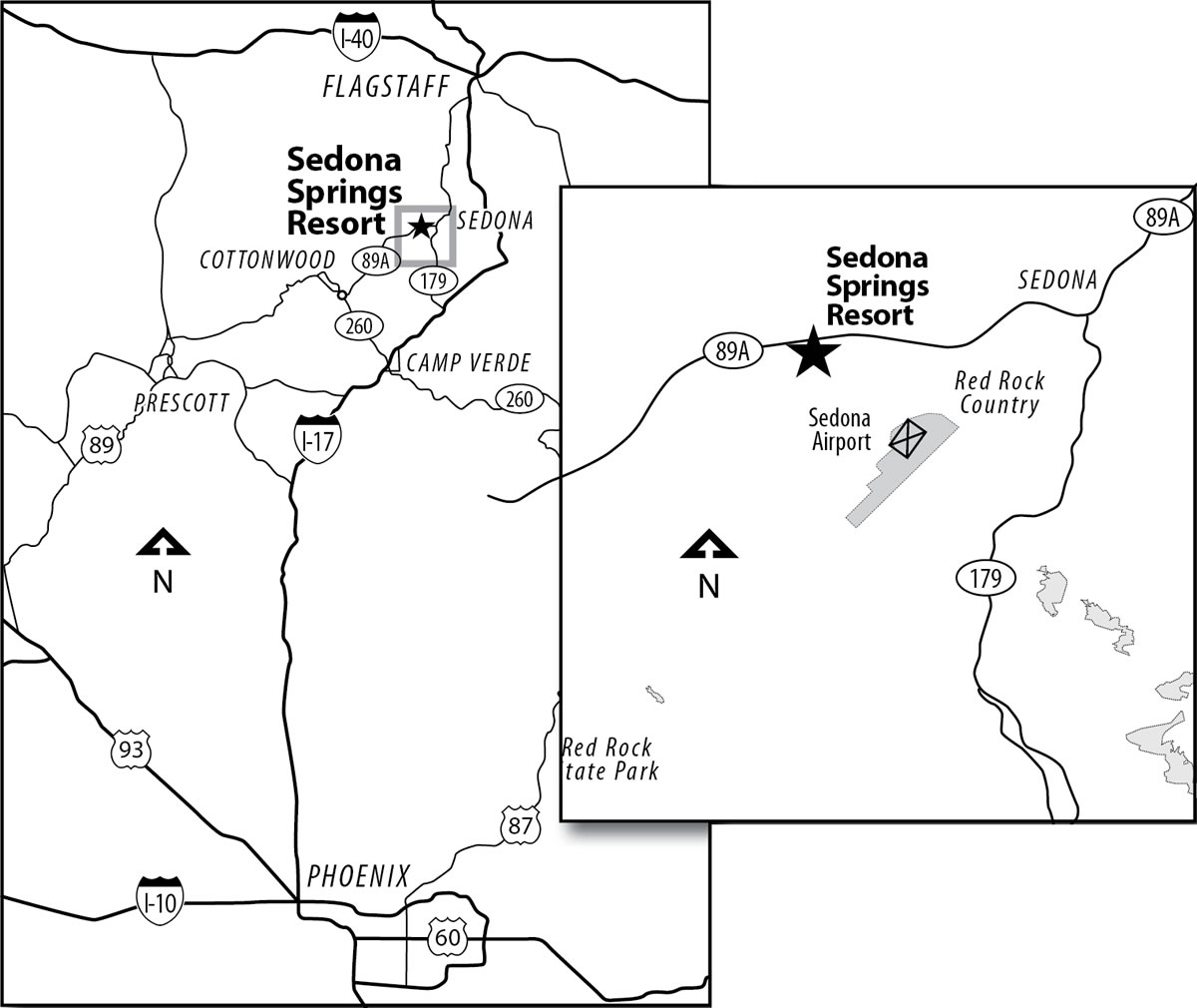 Directions | Sedona Springs Resort